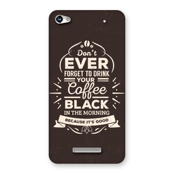 Morning Coffee Love Back Case for Micromax Hue 2