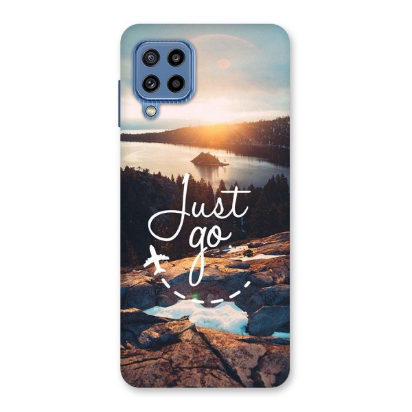 Morning Just Go Glass Back Case for Galaxy M32