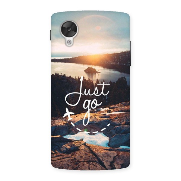 Morning Just Go Back Case for Google Nexus 5