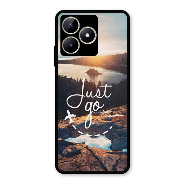Morning Just Go Metal Back Case for Realme C53