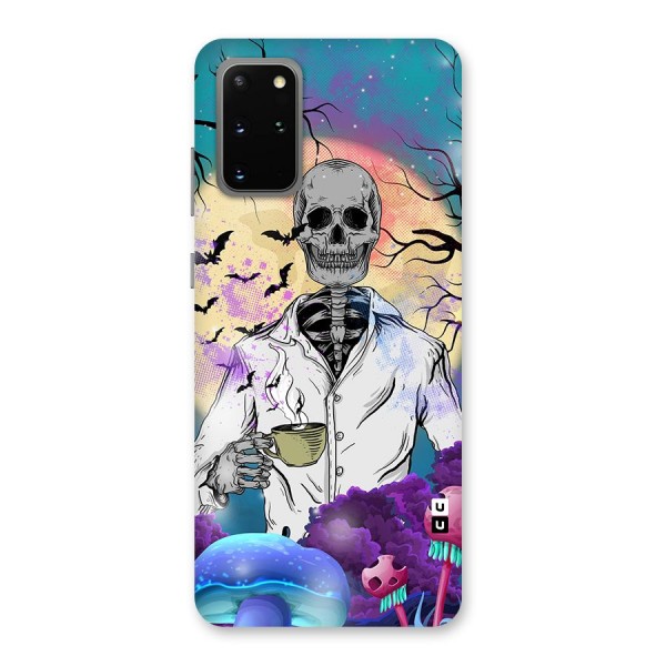 Morning Tea Skull Back Case for Galaxy S20 Plus