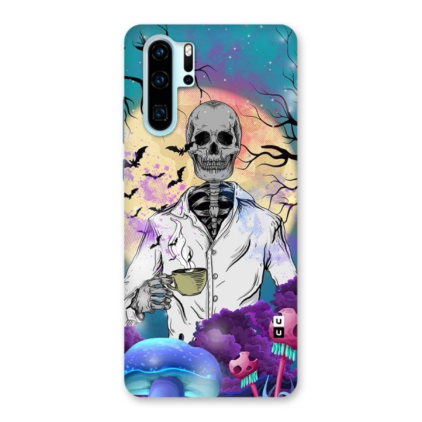 Morning Tea Skull Back Case for Huawei P30 Pro