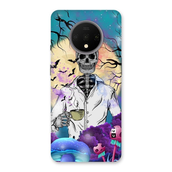 Morning Tea Skull Back Case for OnePlus 7T