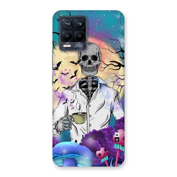 Morning Tea Skull Back Case for Realme 8 Pro