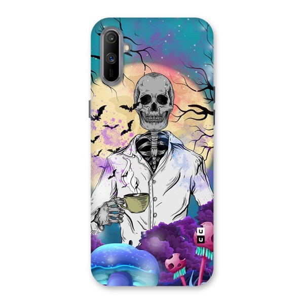 Morning Tea Skull Back Case for Realme C3