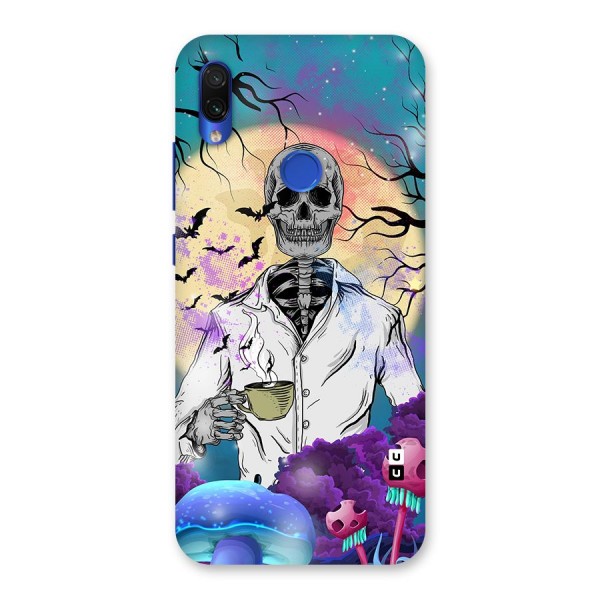 Morning Tea Skull Back Case for Redmi Note 7S