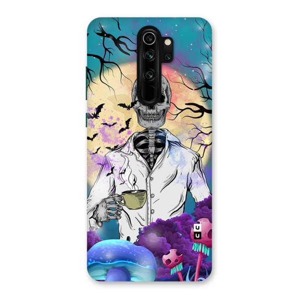 Morning Tea Skull Back Case for Redmi Note 8 Pro