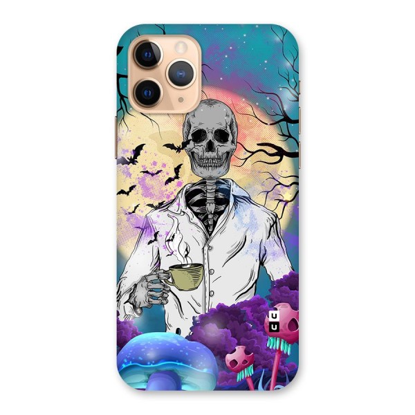 Morning Tea Skull Back Case for iPhone 11 Pro