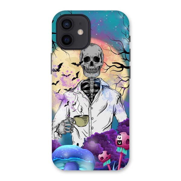 Morning Tea Skull Back Case for iPhone 12