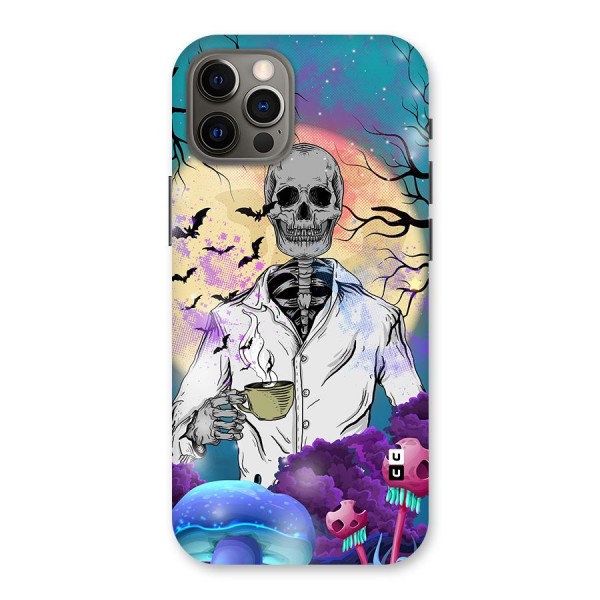 Morning Tea Skull Back Case for iPhone 12 Pro
