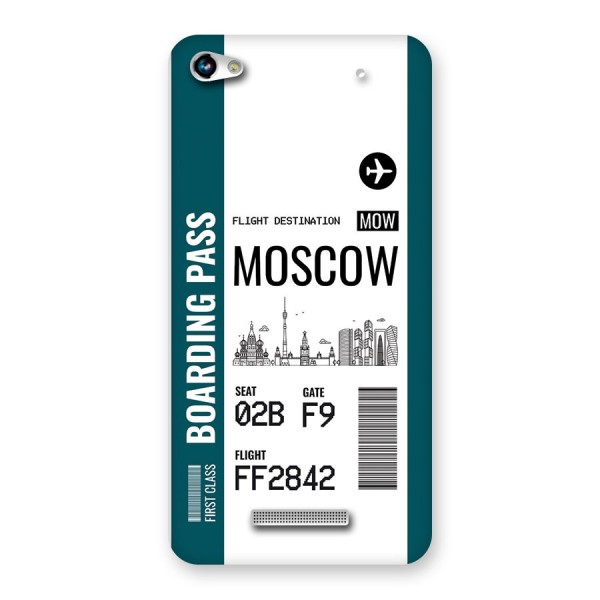 Moscow Boarding Pass Back Case for Canvas Hue 2 A316