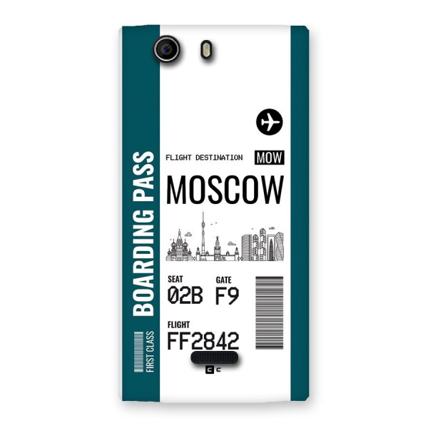 Moscow Boarding Pass Back Case for Canvas Nitro 2 E311