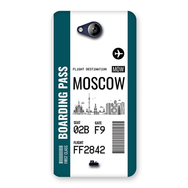 Moscow Boarding Pass Back Case for Canvas Play Q355