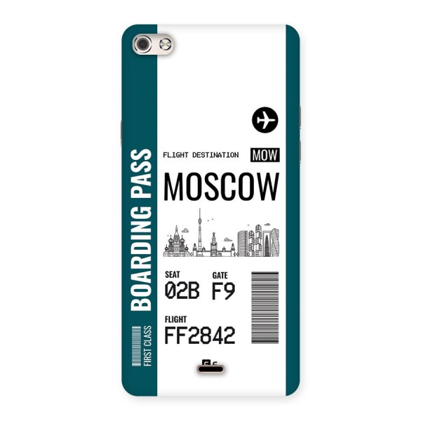 Moscow Boarding Pass Back Case for Canvas Silver 5