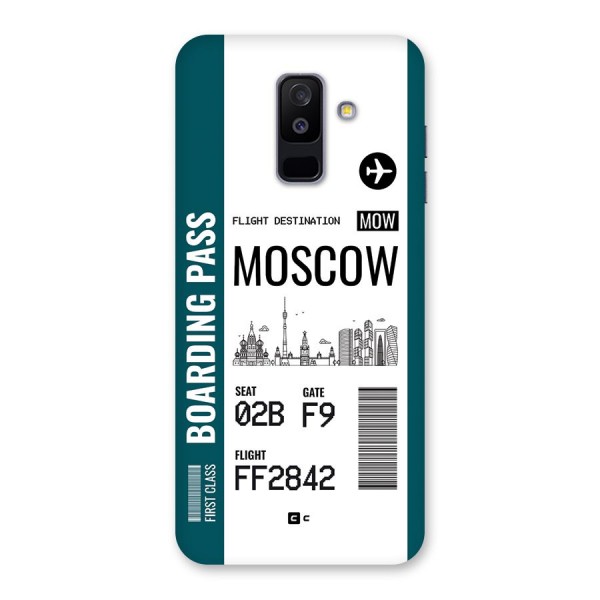 Moscow Boarding Pass Back Case for Galaxy A6 Plus