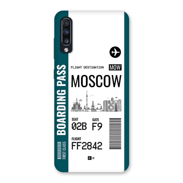 Moscow Boarding Pass Back Case for Galaxy A70
