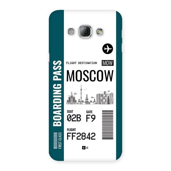 Moscow Boarding Pass Back Case for Galaxy A8