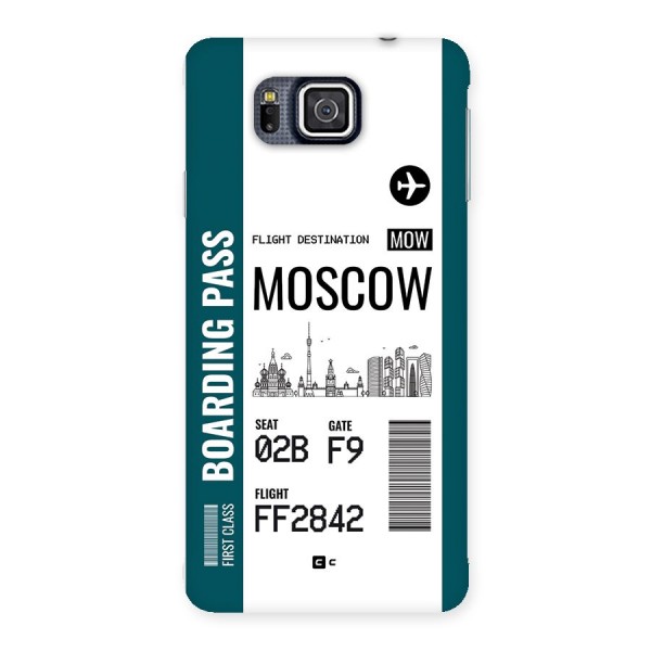 Moscow Boarding Pass Back Case for Galaxy Alpha