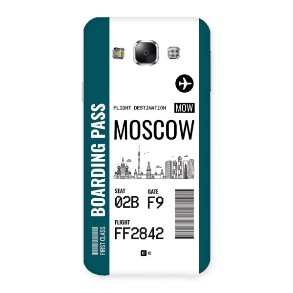 Moscow Boarding Pass Back Case for Galaxy E5