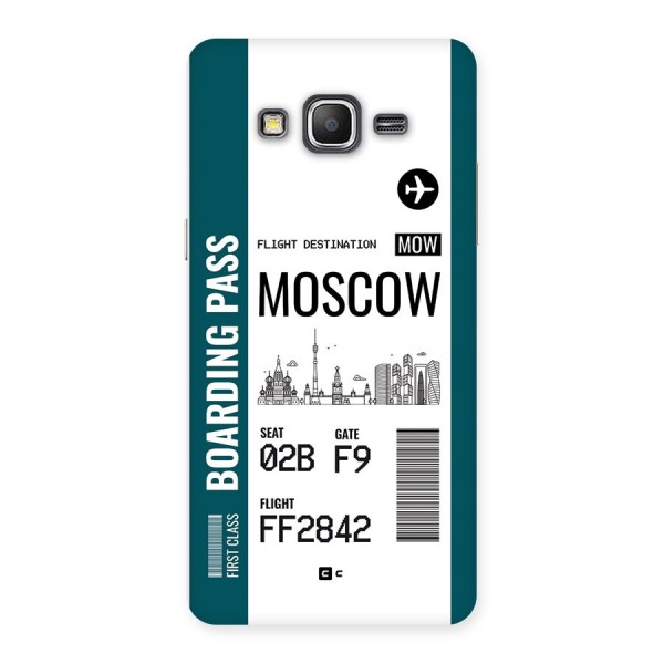 Moscow Boarding Pass Back Case for Galaxy Grand Prime