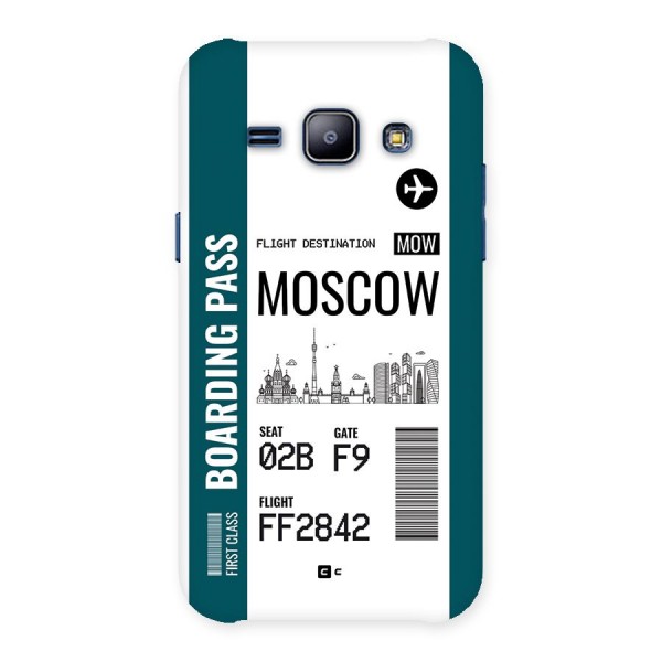 Moscow Boarding Pass Back Case for Galaxy J1