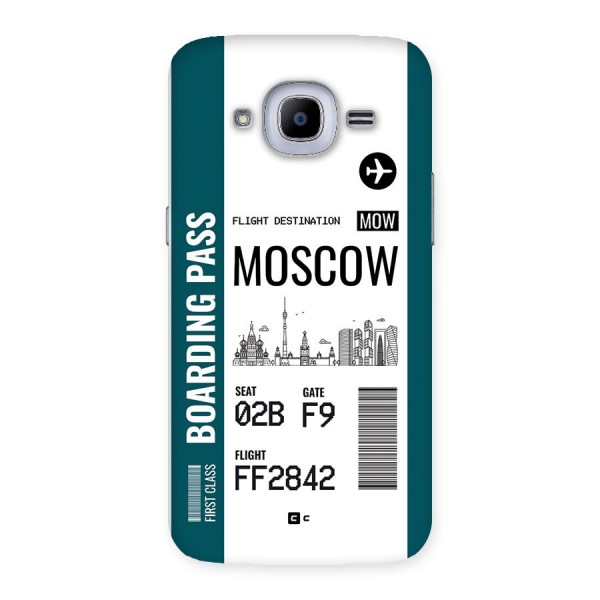 Moscow Boarding Pass Back Case for Galaxy J2 2016
