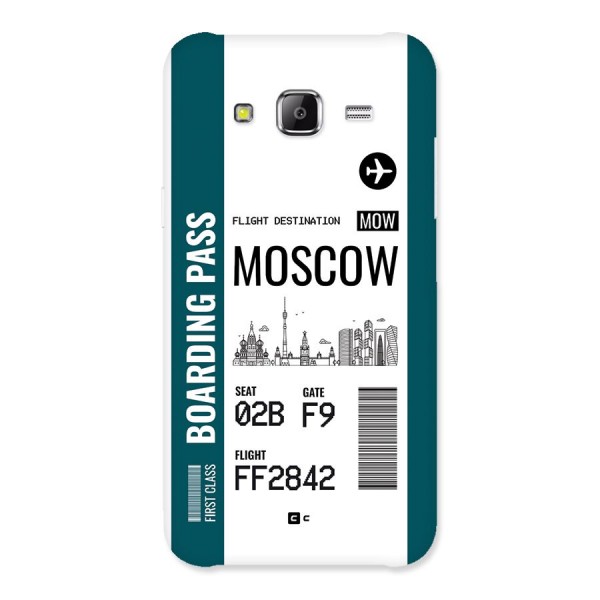 Moscow Boarding Pass Back Case for Galaxy J5