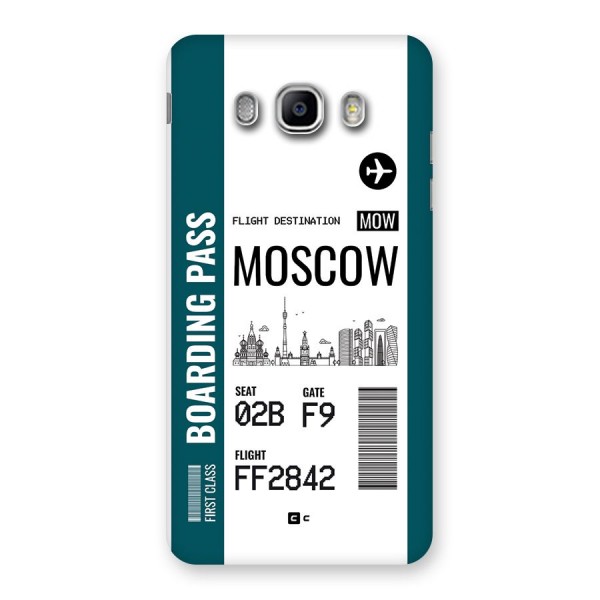 Moscow Boarding Pass Back Case for Galaxy J5 2016