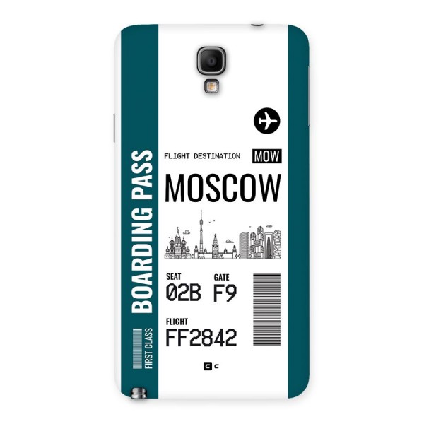 Moscow Boarding Pass Back Case for Galaxy Note 3 Neo