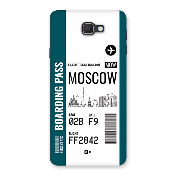 Moscow Boarding Pass Back Case for Galaxy On7 2016