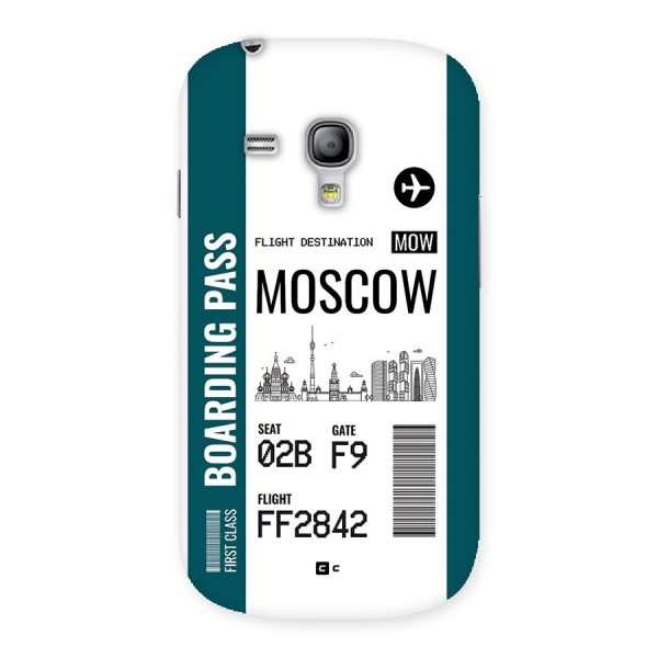 Moscow Boarding Pass Back Case for Galaxy S3 Mini