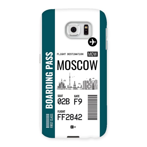 Moscow Boarding Pass Back Case for Galaxy S6
