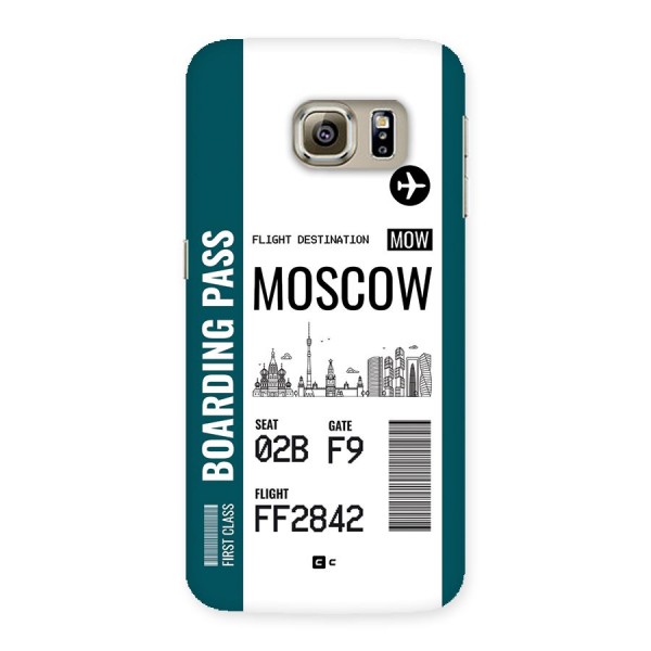 Moscow Boarding Pass Back Case for Galaxy S6 edge