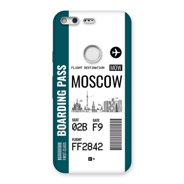 Moscow Boarding Pass Back Case for Google Pixel