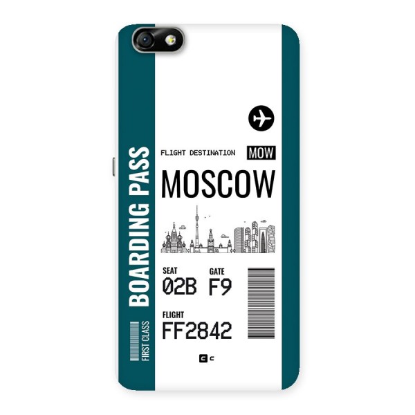 Moscow Boarding Pass Back Case for Honor 4X