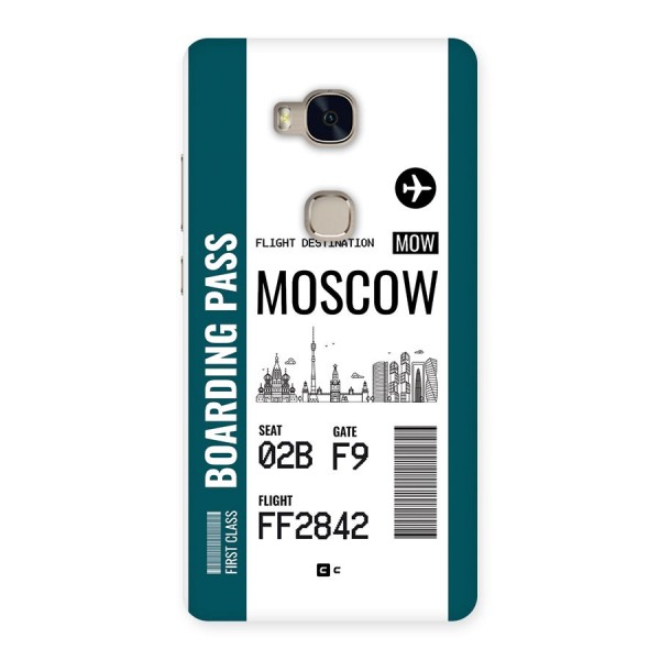 Moscow Boarding Pass Back Case for Honor 5X