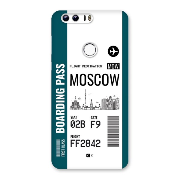Moscow Boarding Pass Back Case for Honor 8