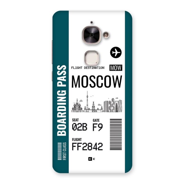 Moscow Boarding Pass Back Case for Le 2