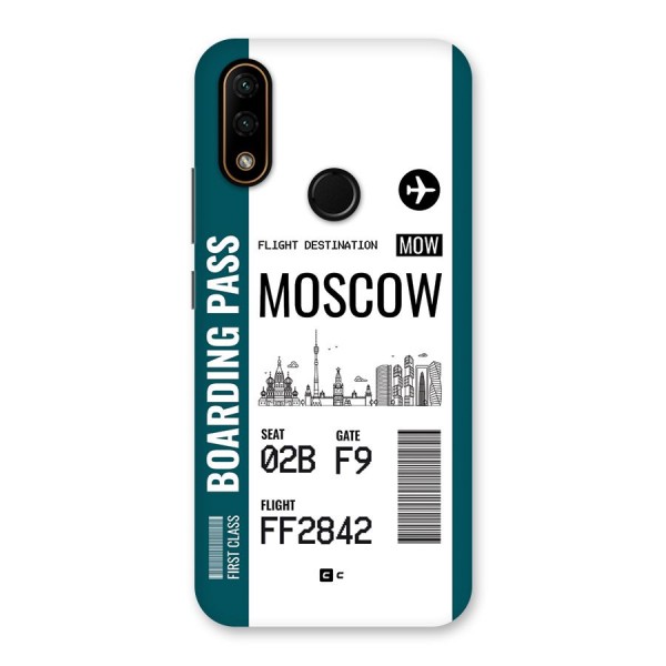 Moscow Boarding Pass Back Case for Lenovo A6 Note