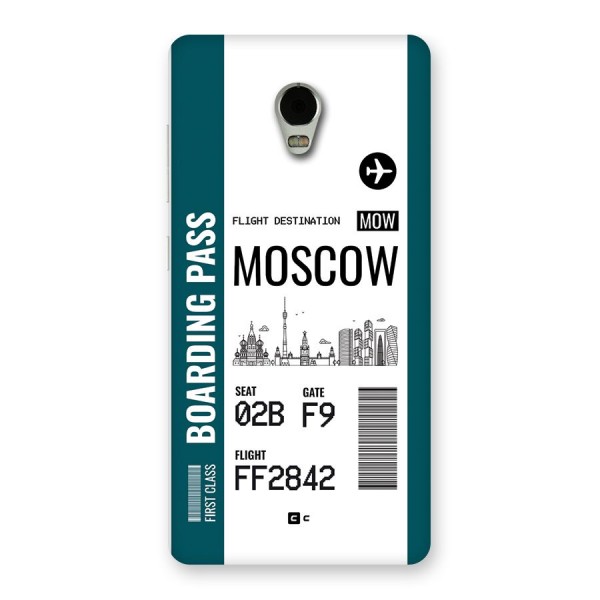 Moscow Boarding Pass Back Case for Lenovo Vibe P1