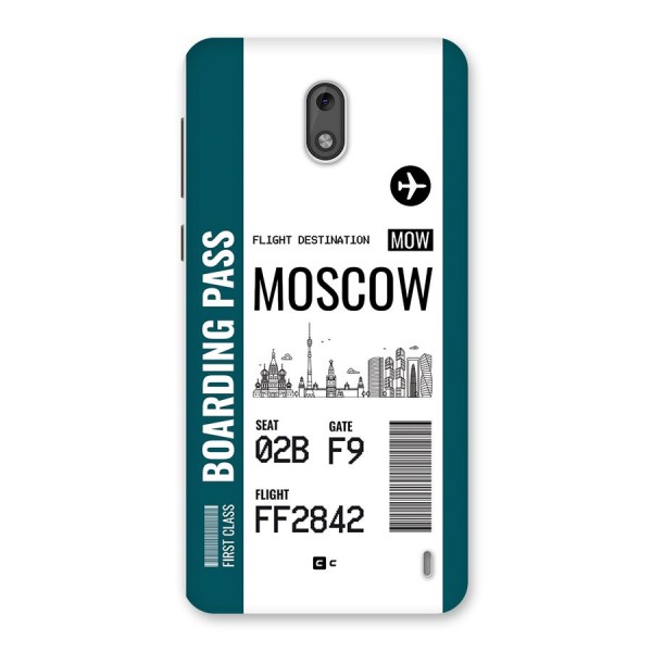 Moscow Boarding Pass Back Case for Nokia 2