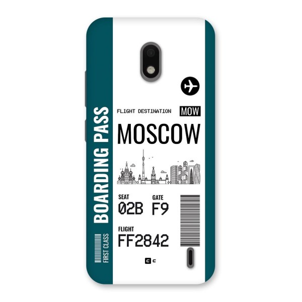 Moscow Boarding Pass Back Case for Nokia 2.2