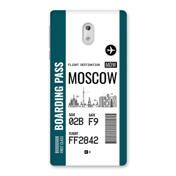 Moscow Boarding Pass Back Case for Nokia 3