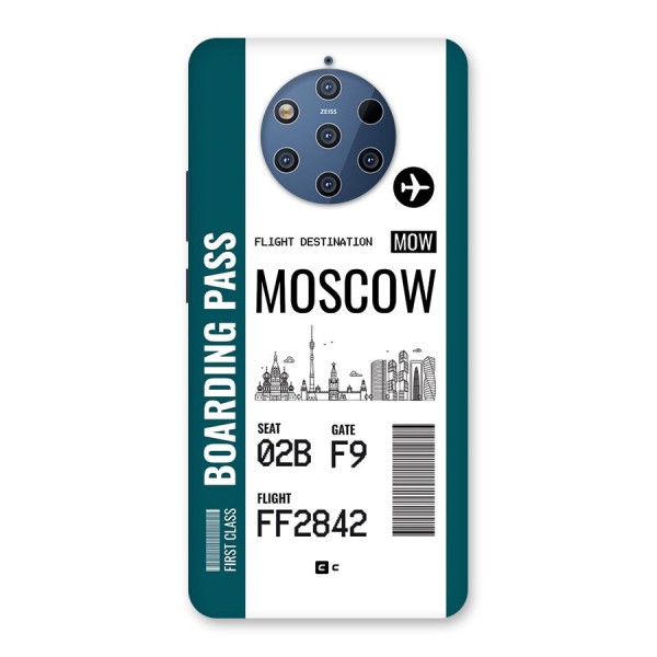Moscow Boarding Pass Back Case for Nokia 9 PureView