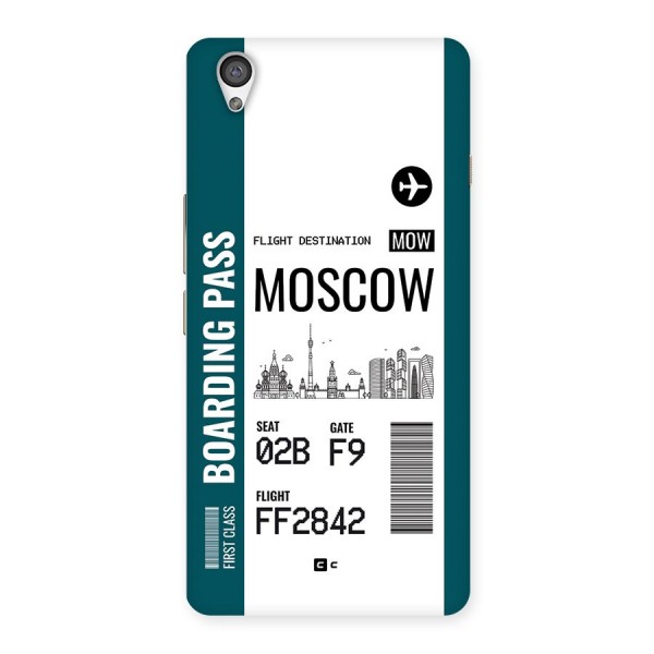 Moscow Boarding Pass Back Case for OnePlus X