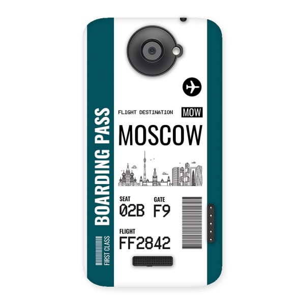 Moscow Boarding Pass Back Case for One X