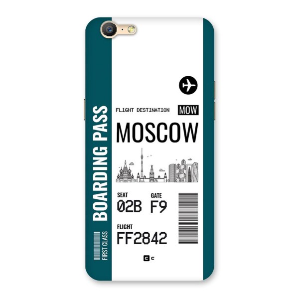 Moscow Boarding Pass Back Case for Oppo A39