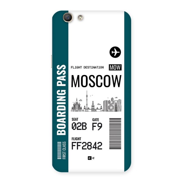 Moscow Boarding Pass Back Case for Oppo A59