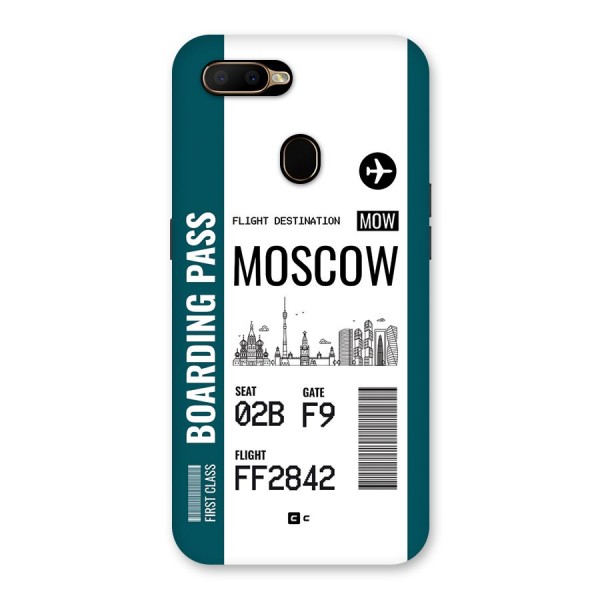 Moscow Boarding Pass Back Case for Oppo A5s