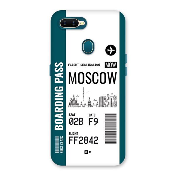 Moscow Boarding Pass Back Case for Oppo A7